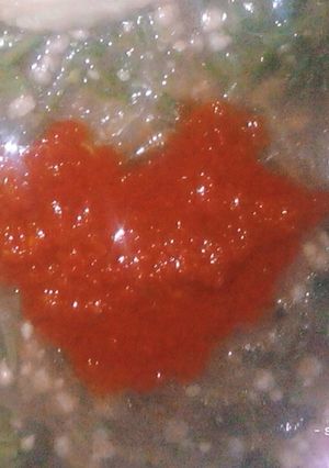 A picture of OKro soup.