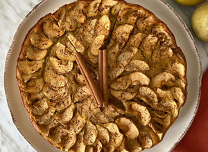 Foto de Bolo de Maçã saudável