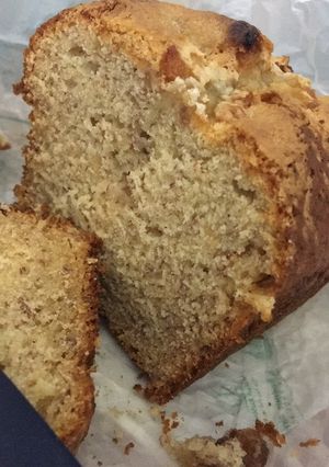 Una foto de Budín húmedo de banana