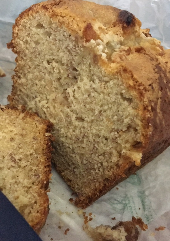 Una foto de Budín húmedo de banana