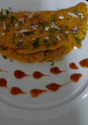 चीला (cheela recipe in hindi) रेसिपी मुख्य फोटो