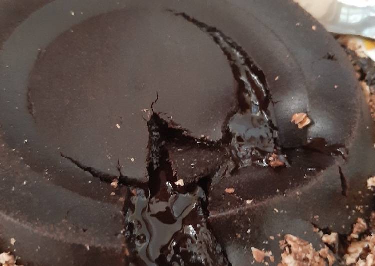 Langkah Mudah untuk Menyiapkan Choco lava cake molten chocolate coklat lumer kukus, Enak