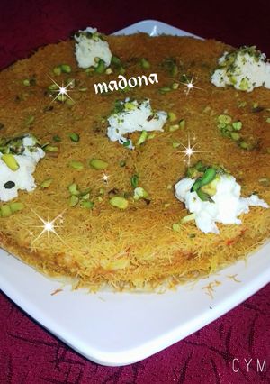صورة لوصفة كنافه القشطه بنكهه الزبده