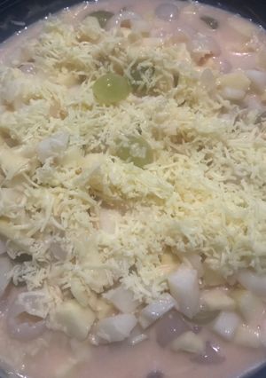 Foto resep Salad buah sederhana