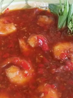 Foto resep Udang goreng saos padang