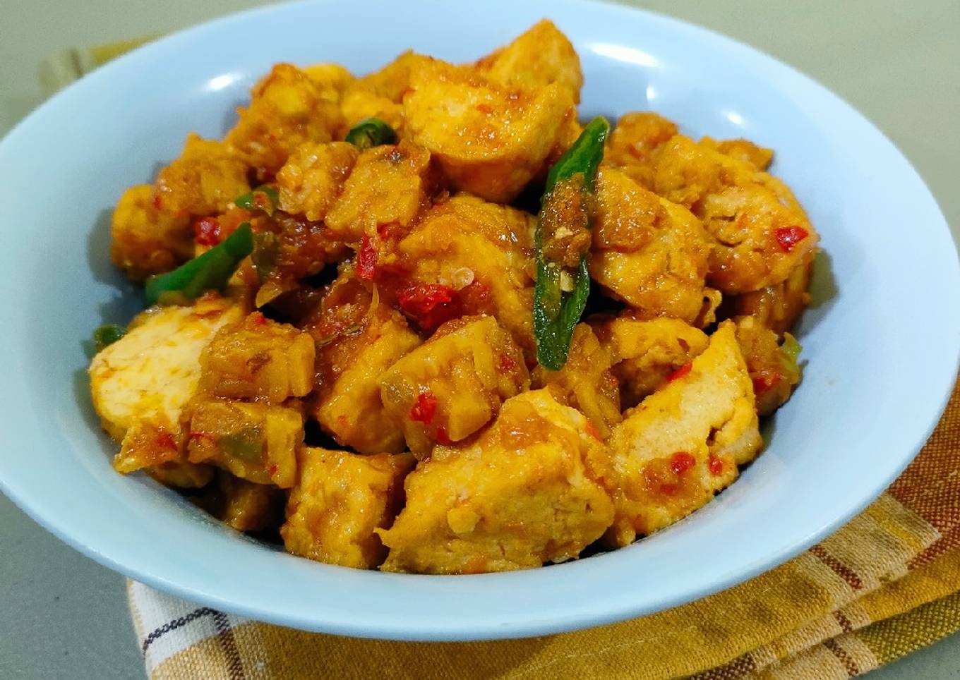 Oseng Pedas Tahu Tempe