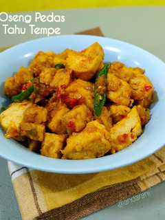 Foto resep Oseng Pedas Tahu Tempe
