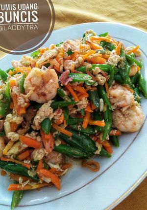 Foto resep Tumis udang buncis