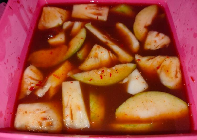 Resep 57. Asinan Buah Simpel Seger, Bisa Manjain Lidah