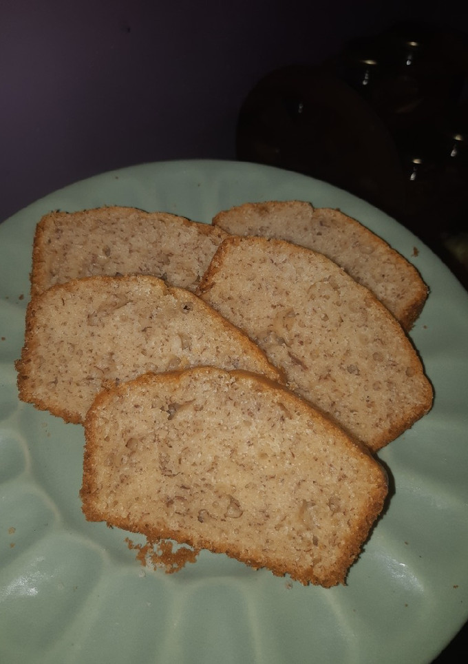 Una foto de Budín de banana sin huevo ni manteca súper fácil y húmedo