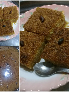 صورة لوصفة قلب اللوز مثل المحلات (هريسة)