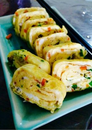 Foto resep Telur dadar gulung