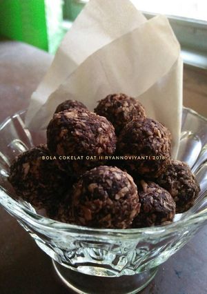 Foto resep Bola cokelat oat