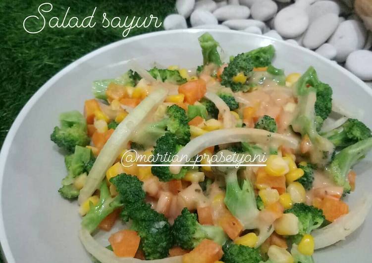 Resep Salad sayur, Bisa Manjain Lidah