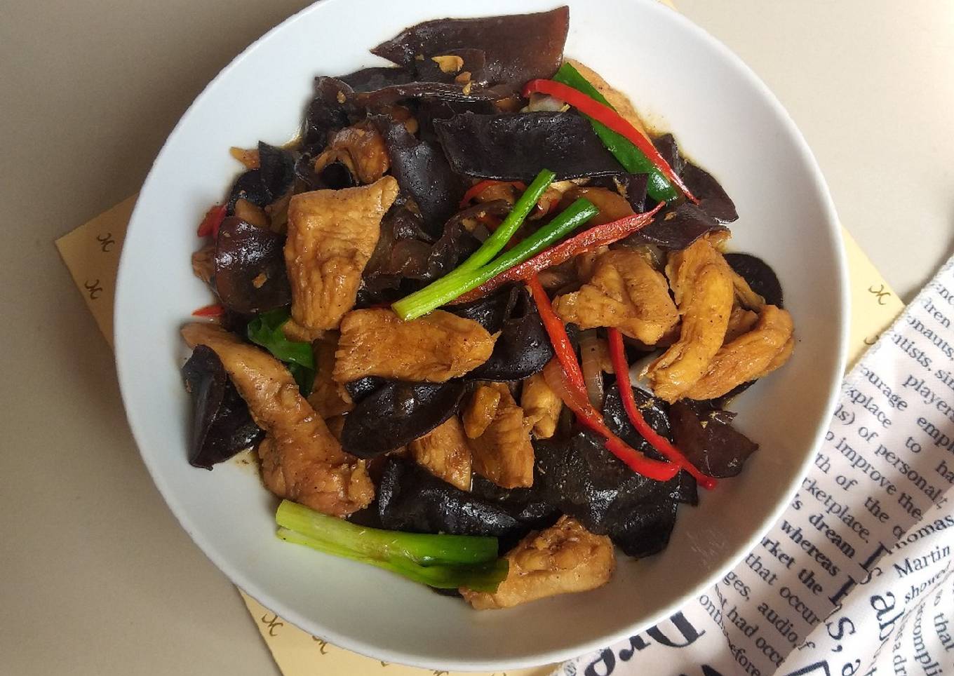 Teriyaki Ayam Jamur
