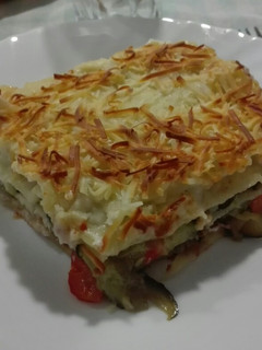 Una foto de Lasaña de verduras