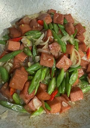 Foto resep Tumis luncheon ayam buncis