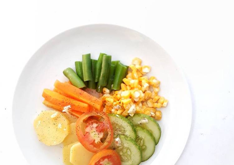 Cara Termudah Menyiapkan Dressing salad sayur #SaladAction Super Lezat