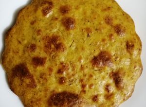Una foto de Torta de plátano maduro sin azúcar