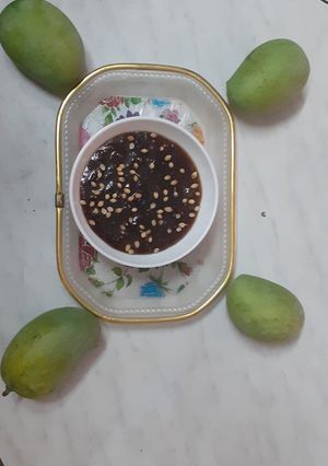 કાચી કેરીની ચટણી રેસીપી મુખ્ય ફોટો