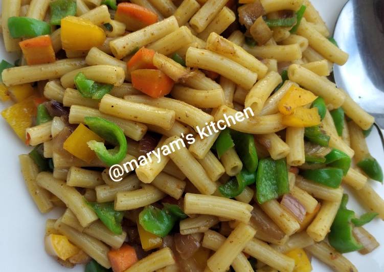 Easiest Way to Prepare Any-night-of-the-week Stir fried pasta | This is Recipe So Appetizing You Must Undertake Now !!