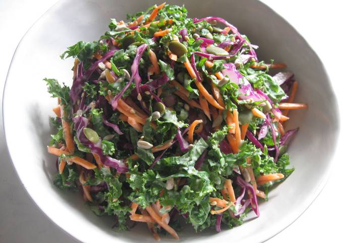 How to Prepare Perfect Kale Coleslaw with Yoghurt Dressing