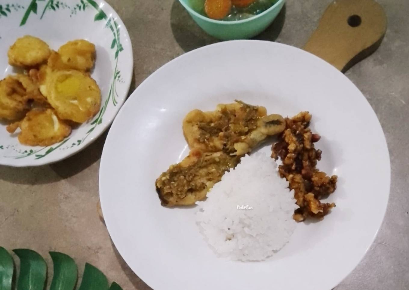 Tongkol geprek cabe ijo