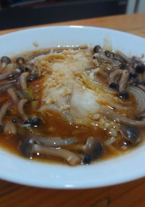 Foto resep Tim Ikan Jamur Shimeji