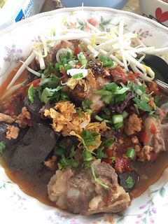 รูปของ “ขนมจีนน้ำเงี้ยวกระดูกหมู”#ทำขายรวย
