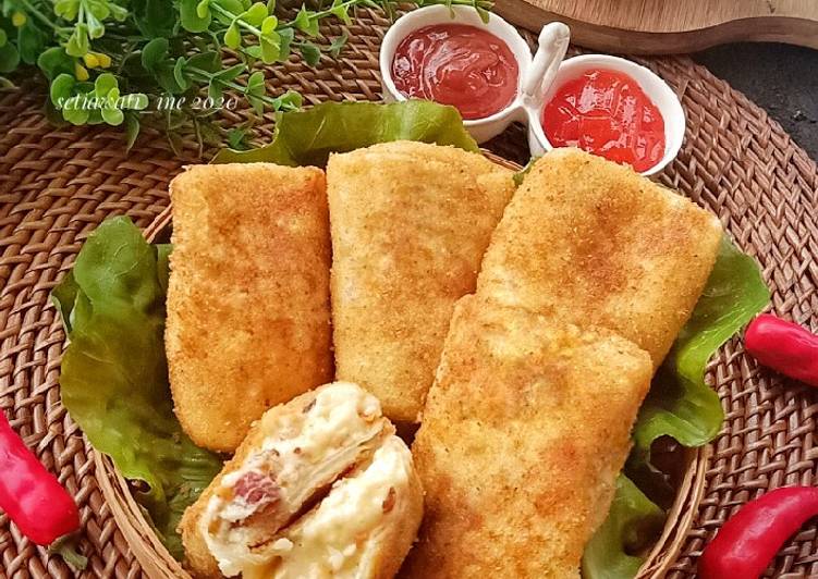 Resep Risoles ham mayo Anti Gagal