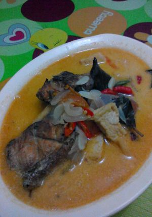 Foto resep Mangut ikan asap tahu
