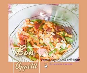 Resep Mudah Tumis sayur orak arik telur Enak Bergizi Resep Mudah Tumis sayur orak arik telur Enak Bergizi