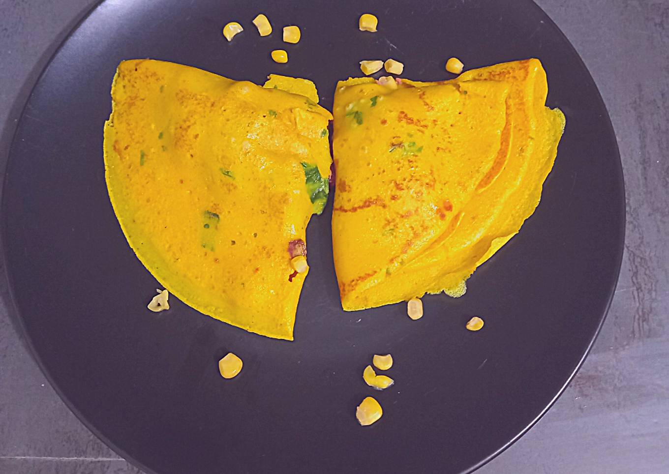 Crêpes au curcuma