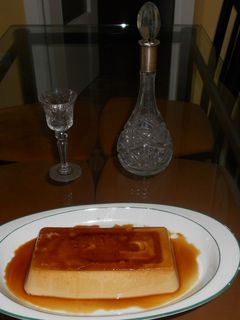 Una foto de Flan de café