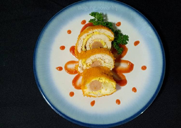 Resep Crispy Chicken Roll, Enak Banget