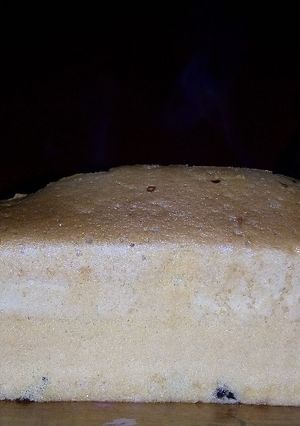 Una foto de Budín de vainilla y chips de chocolate fácil