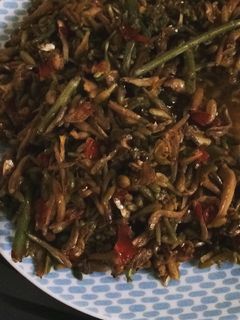 Foto resep Tumis bunga pepaya teri