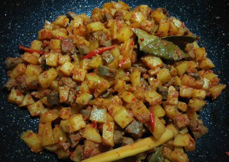 Sambal Goreng Kentang Ati sapi ala dapur bunda