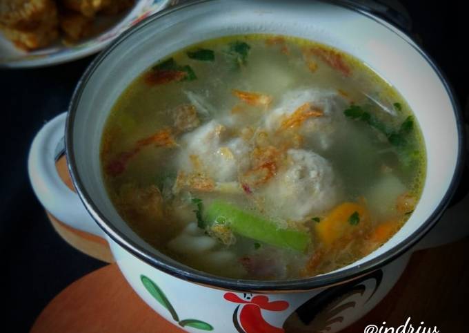 Bagaimana Buat Sayur sop bakso makaroni, Sempurna