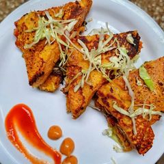 A picture of Besan pudla recipe.