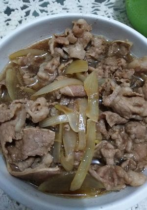 Foto resep Daging ala yosinoya (Beef rice bowl)