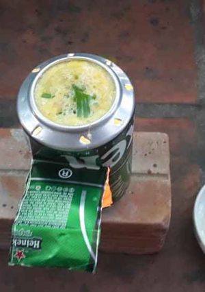 Hình của món Trứng chiên tí hon.