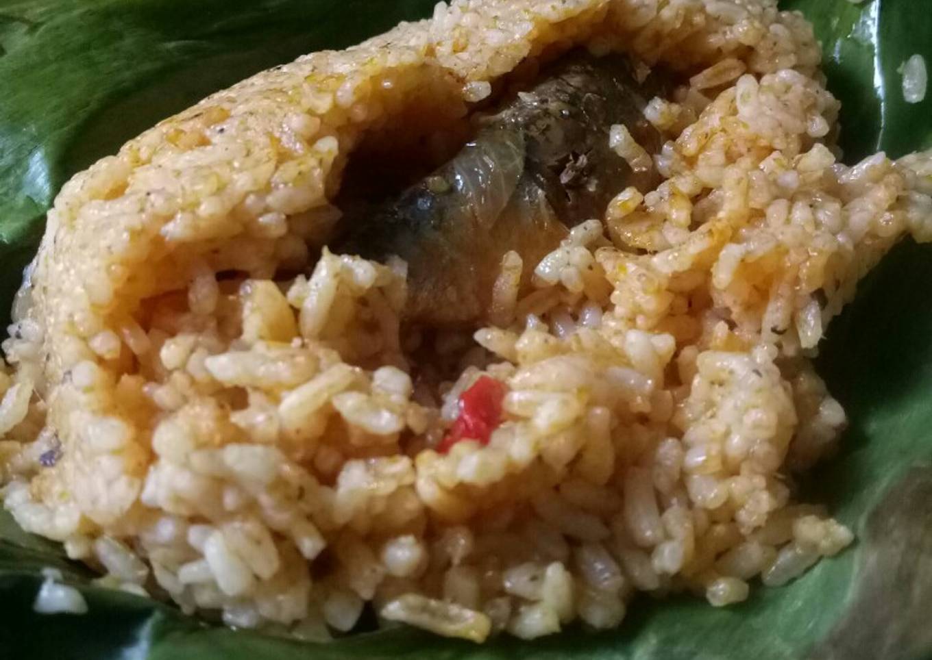 Nasi bakar Sarden