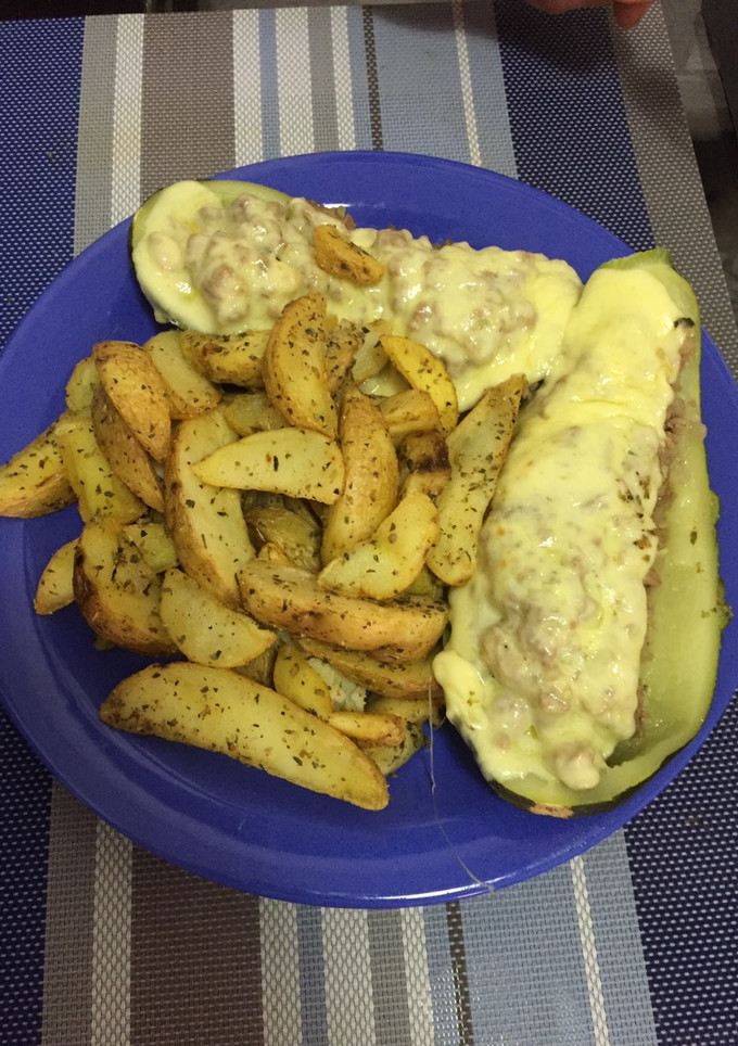 Una foto de Zapallos italianos rellenos