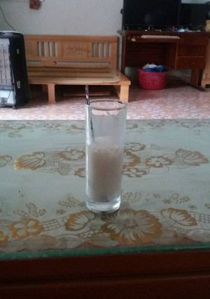 Hình của món Sữa đập đá.