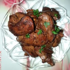 A picture of Chicken Kaleji stir fry.