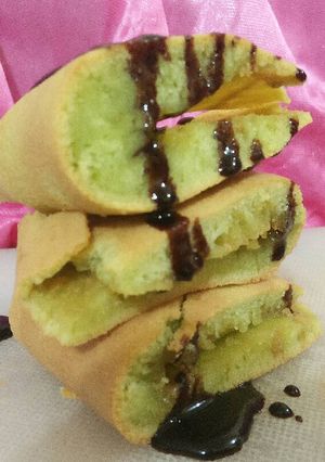 Foto resep Martabak manis pandan simple
