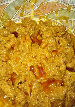 A picture of Chicken bharta.