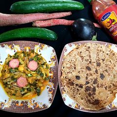 A picture of Spicy bengan bharta.