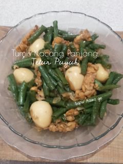 Foto resep Tumis Kacang Panjang telur puyuh